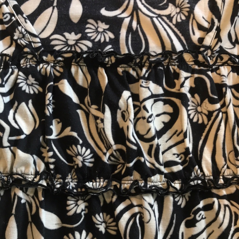 Bella du Jour Black Tan Top Medium - Picture 6 of 7